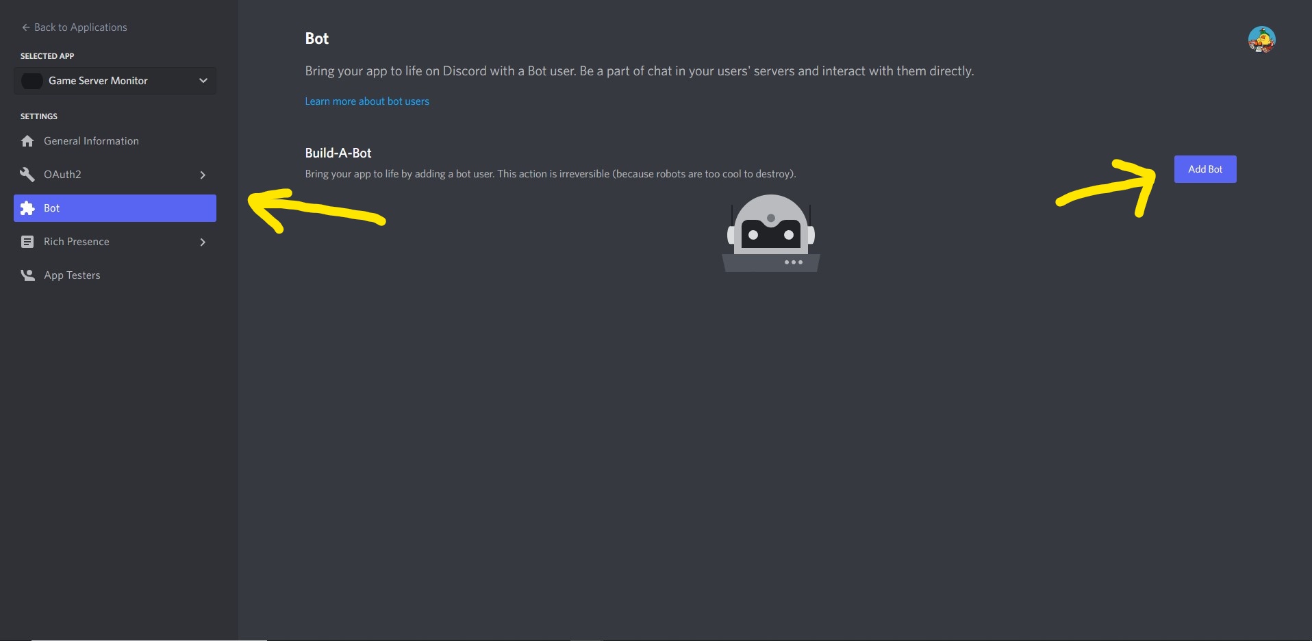 How To Get A Discord Bot Token DiscordGSM